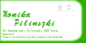 monika pilinszki business card